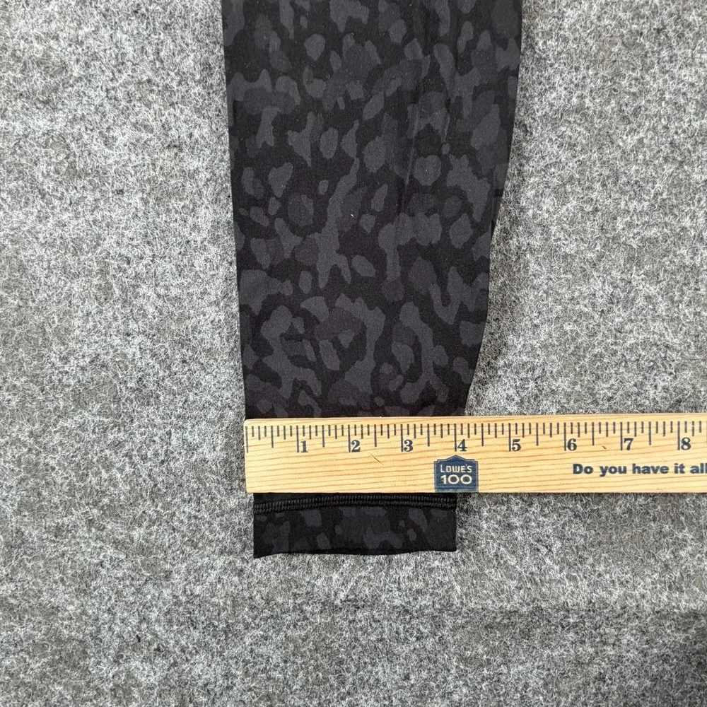 Lululemon Align Ankle Leggings Womens 8 Gray Black Camo Buttery-Soft Lightweight